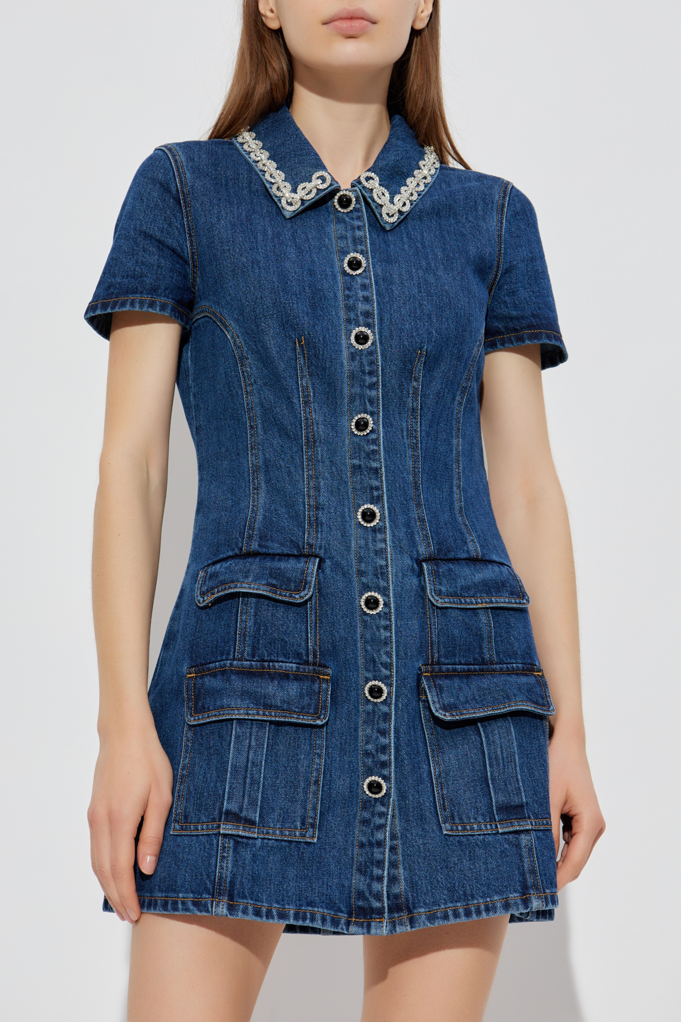 【Self-Portrait】デニムドレス Self-Portrait Denim dress | Women's Clothing | Vitkac